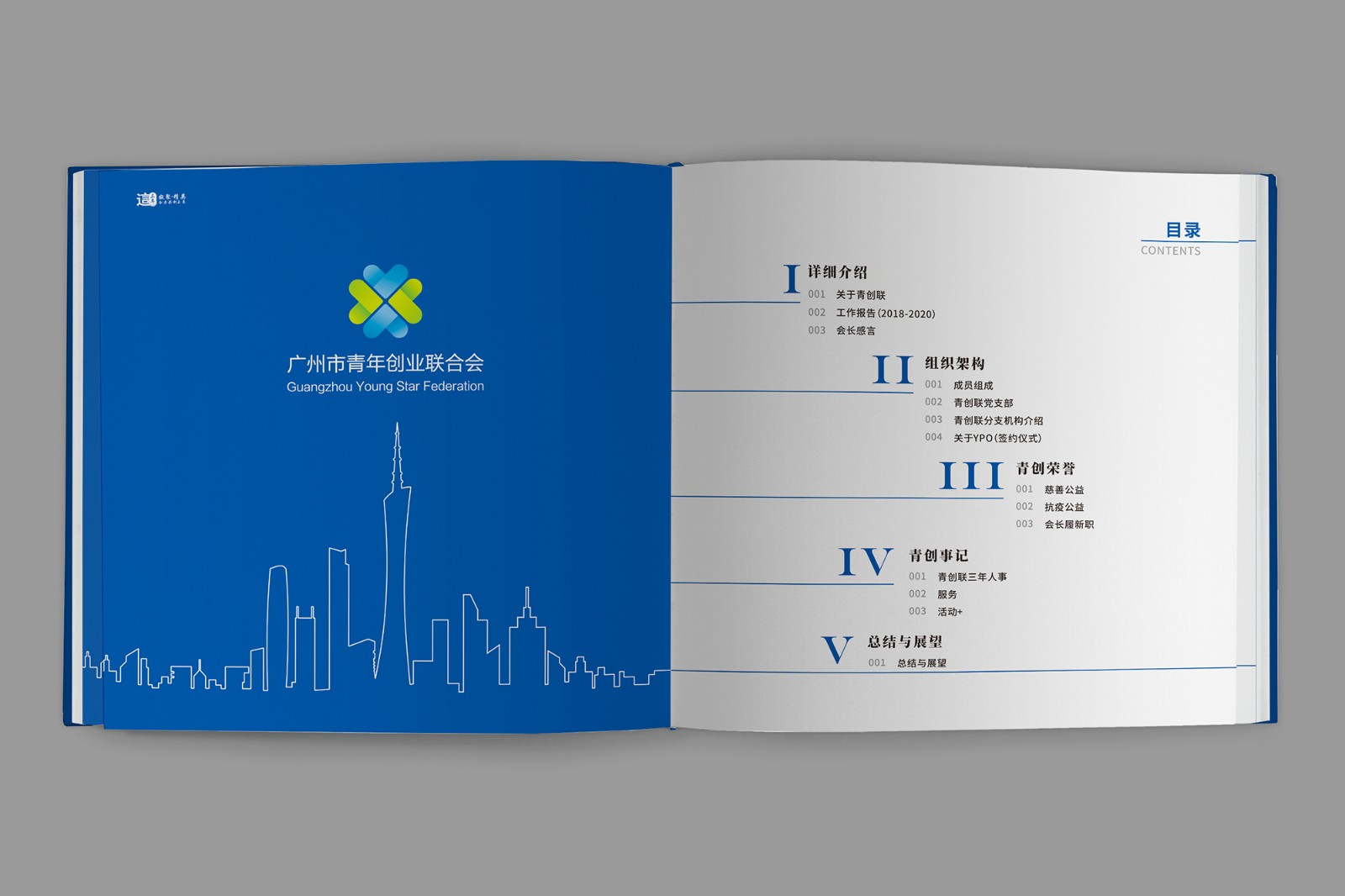 協(xié)會紀(jì)念冊設(shè)計公司-目錄
